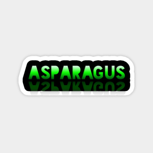 Asparagus - Healthy Lifestyle - Foodie Food Lover - Graphic Typography Sticker
